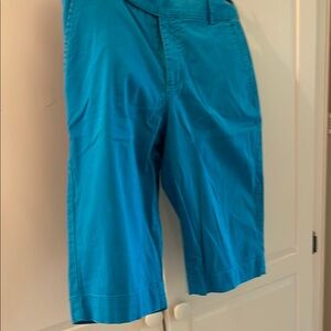 Bandolino Blue Flat Front Shorts